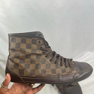 Louis Vuitton Brown, Pattern Print Ollie Sneakers UK 9 | 10